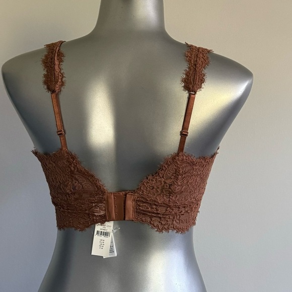 🆕Women’s Aerie Brown Padded Bralette - Picture 4 of 15